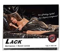 Vinyl - drap housse étanche pour sexe - noir - 135x200 cm