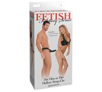 Fetish Fantasy - gode ceinture creux (noir)
