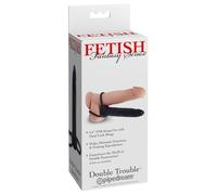 Gode et Cockring Double Trouble Fetish Fantasy Series