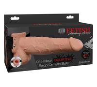 Gode Ceinture Ejaculateur Hollow Strap-On 22,8 cm Fetish Fantasy Series