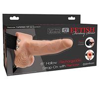 Fetish Fantasy - Harnais vibrant Fetish Strap-On 6 - creux 15 cm léger - naturel