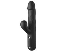 FETISH FANTASY SERIES - VIBRATEUR LAPIN EN SILICONE SONIX NOIR