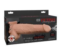 Gode Ceinture Ejaculateur Hollow Strap-On 22,8 cm Fetish Fantasy Series