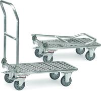 fetra 1133 Chariot à plate-forme KW 2 Plate-forme en aluminium Capacité de charge : 200kg