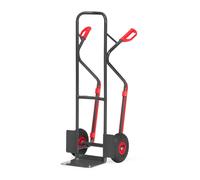 fetra® B1330L/7016 Chariot empilable en tube d'acier - 560 x 1 300 mm, max 300 kg, anthracite