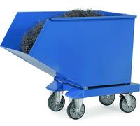 Fetra benne 450l de volume avec robinet de vidange, 750 kg de capacité de charge