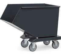 Fetra Benne 450l Volume 750 kg Capacité de charge Grey Edition, avec robinet de vidange