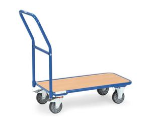 fetra Chariot de manutention fetra 1200 charge max. 250kg, roues à bandage TPE, 1 dossier Quantité:1