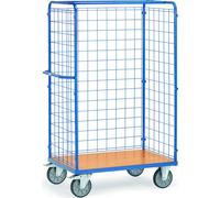 Fetra Chariot pour colis avec 3 parois grillagées hauteur 1800mm, 1000x600mm