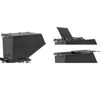 Fetra couvercle rabattable pour benne Supplément pour dimensions de caisse 1321x1044x735mm, Grey Edition