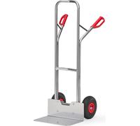 Fetra Diable en aluminium avec pneus gonflables hauteur 1300mm pelle 300x480mm
