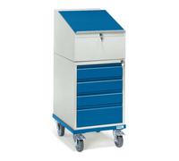 fetra fetra Armoire à roulettes avec pupitre 2449 avec 4 tiroirs Quantité:1