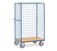 fetra fetra Chariot à paquets 8581-1 parois grillagées - charge max. 600kg pneus TPE Quantité:1