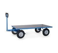fetra fetra Chariot à plate-forme manuelle 6406L - charge max. 1250kg, pneus gonflables Quantité:1