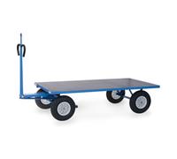 fetra fetra Chariot à plateau 6406PZ avec œillet de traction bleu poudré Quantité:1