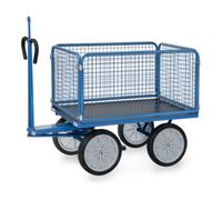 fetra fetra Chariot à plateau manuel 6434V avec anneau d'attelage Quantité:1