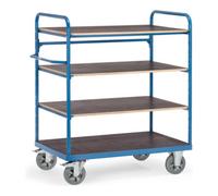 fetra fetra Chariot à plateaux 18202 - charge max. 1200kg Pneus élastiques Quantité:1