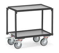 fetra fetra Chariot à plateaux 2 plateaux avec rebord- Grey Edition Quantité:1