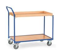 fetra fetra Chariot à plateaux 3742 - force 300kg pneus TPE Quantité:1