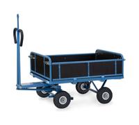 fetra fetra Chariot à plateaux 6453PZ avec œillet de traction bleu poudré Quantité:1