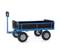 fetra fetra Chariot à plateaux 6455P bleu poudré 60 × 60 mm surface de chargement Quantité:1