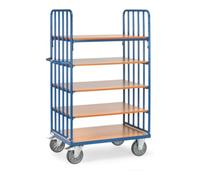 fetra fetra Chariot à plateaux 8351 avec entretoises - charge max. 600kg Pneus TPE Quantité:1