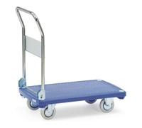 fetra fetra Chariot à plateaux en plastique 3130 - charge max. 200 kg, pneus pleins Quantité:1