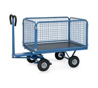 fetra fetra Chariot à plateaux manuels 6433L - charge max. 700kg, pneus gonflables Quantité:1