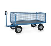 fetra fetra Chariot à plateaux manuels 6436L - charge max. 1250kg, pneus gonflables Quantité:1