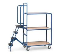 fetra fetra Chariot de préparation de commandes 2107 - charge max. 250kg pneus TPE Quantité:1
