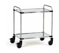 fetra fetra Chariot inox 5001 - charge max. 120kg pneus TPE Quantité:1