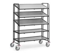fetra fetra Chariot pour bacs européens 1384/7016 avec plateaux Grey Edition Quantité:1
