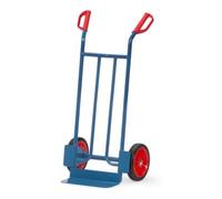 fetra fetra Diable en tube d'acier B1115V - roues à bandage caoutchouc, charge max. 250 kg Quantité:1