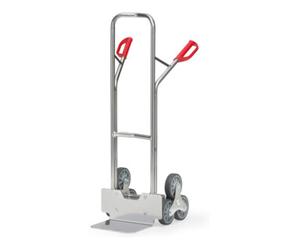 fetra fetra Diable pour escaliers en aluminium 1325 3-bras. roue-étoile - charge max. 200kg pelle 25x32cm Quantité:1