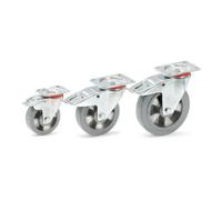 fetra fetra Roulette pivotante avec frein 125x40mm - charge max. 200kg Quantité:1