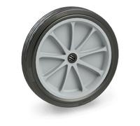 fetra Roue en caoutchouc plein Fetra 400 x 74 mm rainure, 72221G Quantité:1