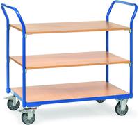 fetra Servante 3 plateaux 2 poignées de poussée (L)1 000 mm Expédition par transporteur