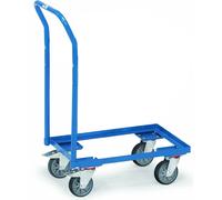 Fetra Transports Rouleur pour bacs européens avec poignée, surface de chargement 605 x 405 mm, 135800