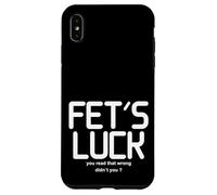 FET'S Luck - You Read That Wrong Didn't You Jeu de Mots Humour Coque pour iPhone XS Max