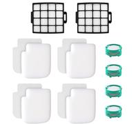 Fette Filter - Filtres de rechange pour aspirateur AZ3000 et kit d'odeurs compatibles avec les aspirateurs verticaux Shark Stratos AZ3000, AZ3000W, AZ3002 , AZ3002C 2 Hepa + 4 mousses + 4 cartouches