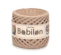 Fettuccini Zpagetti Fil de coton pour T-Shirt 7-9 mm pour crochet, tricot, macramé, loisirs créatifs - Ruban doux jersey - Caramel