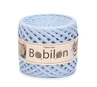 Pelote de Coton pour T-shirt - 100 Mètres, Bleu Ciel, 5-7 mm d'Épaisseur - Fil de Jersey et Décoration d'Intérieur