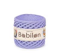 Fettuccini Zpagetti Pelote de fil pour t-shirt, crochet, tricot, cravates d'oreilles, coton biologique, macramé, jersey - Lavande