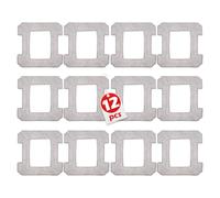 Fettwal 12 Pièces pour Ecovacs Winbot W1 Pro/W1/W2 Omni/W2 Serpillère Rechange Kit, Lingettes de Rechange Robot Lave Vitre en Microfibre pour Ecovacs Accessoire, pour Nettoyage Vitre
