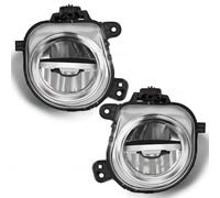 Feu Antibrouillard Avant à LED Phare antibrouillard LED pour BMW X3 F25 X4 F26 X5 F15 F85 2014-2016, phare avant de voiture 12 V 63177317251 63177317252 LED Lampe Travail(Only Left)