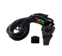 Feu antibrouillard avec faisceau compatible avec Nissan Tiida Latio Versa 2005-2010 Kit de câblage de boîtier ABS noir Oe B4070-ed500