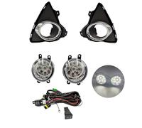 Feu antibrouillard Compatible Avec Toyota Pour Auris 2014 2015 Pare-chocs Avant Phares Antibrouillard Harnais Cache-câblage Grille Angel Eyes DRL