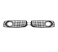 Feu Antibrouillard Grille Compatible Avec A3 Pour 8P 2009 2010 2011 2012 Pare-chocs Avant Antibrouillard Couverture Calandre Nid D'abeille Gauche Droite Paire Ensemble De Remplacement