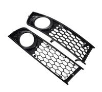 Feu Antibrouillard Grille Compatible Avec A4 Pour B6 2001-2005 Pare-chocs Avant Antibrouillard Couverture Calandre Nid D'abeille Maille Hexagonale Gauche Droite Paire Ensemble Voiture