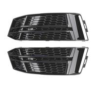 Feu Antibrouillard Grille Compatible Avec A4 Pour B9 2016 2017 2018 Remplacement Pare-chocs Avant Antibrouillard Couverture Calandre Gauche Droite Paire Ensemble Voiture